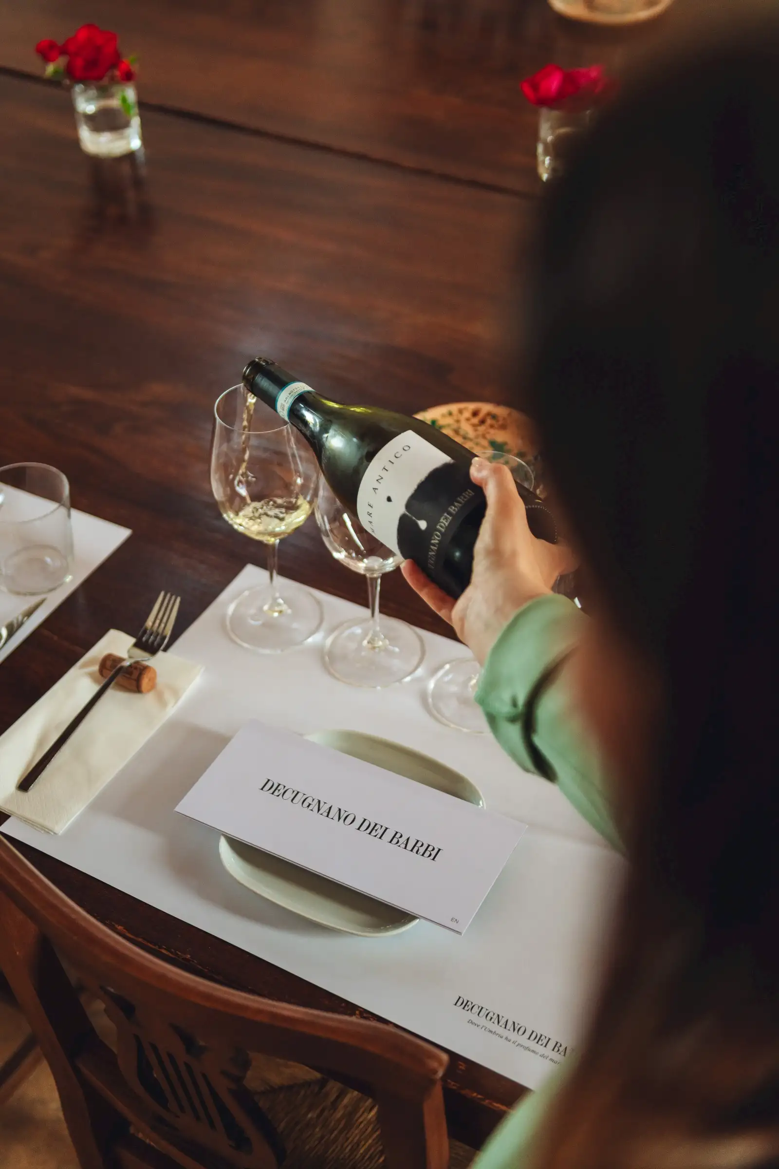 Tasting at the winery